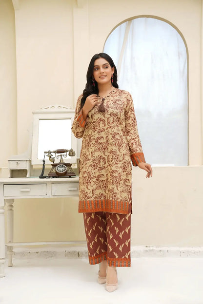 Zarnish - 2pc Stitched