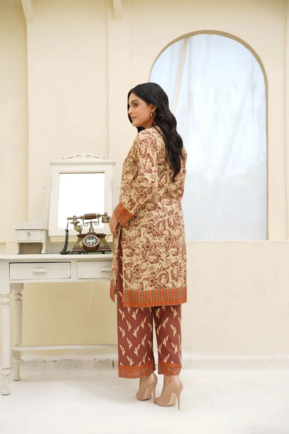 Zarnish - 2pc Stitched